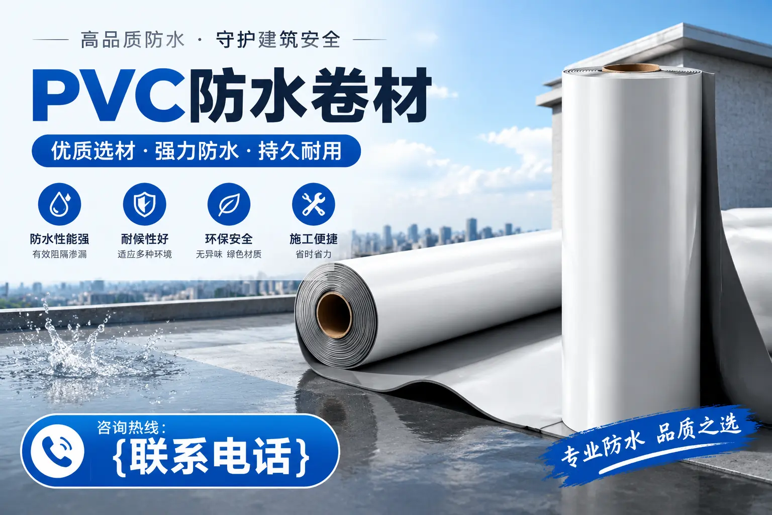 PVC防水卷材的选购技巧与注意事项,助您在漯河找到合适产品